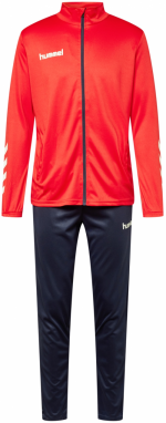 Hummel Tréningový komplet  tmavomodrá / ohnivo červená / biela