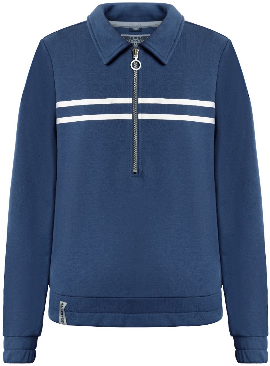 DreiMaster Maritim Mikina  enciánová / biela