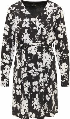 faina Šaty  čierna / biela