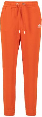 ALPHA INDUSTRIES Nohavice  oranžovo červená / biela