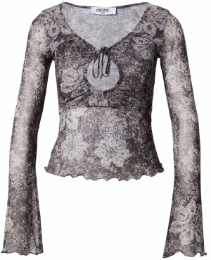 SHYX Tričko 'Heather'  tmavosivá / biela