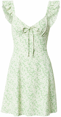 Dorothy Perkins Šaty  pastelovo zelená / šedobiela