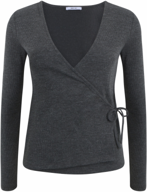 ABOUT YOU Tričko 'Eliza'  tmavosivá