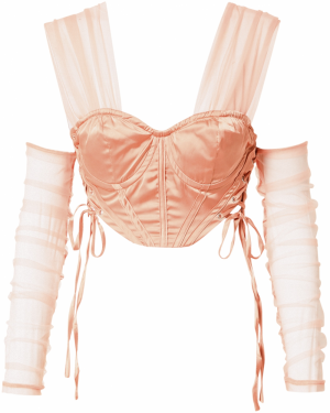 Femme Luxe Blúzka 'IRIS'  ružová