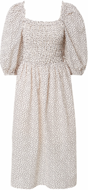 JUST FEMALE Šaty 'Avi'  čierna / šedobiela