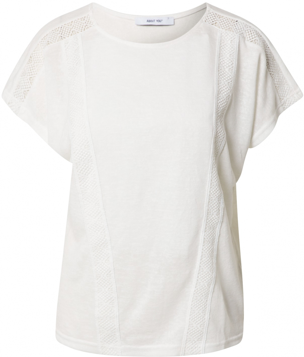 ABOUT YOU Tričko 'Aurea'  biela