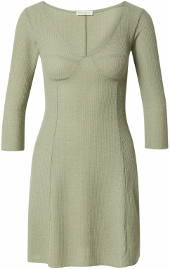 24COLOURS Pletené šaty  mätová