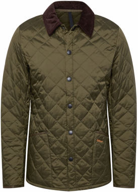 Barbour Prechodná bunda  tmavohnedá / olivová