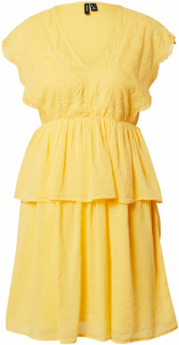 VERO MODA Šaty 'Josefine'  horčicová