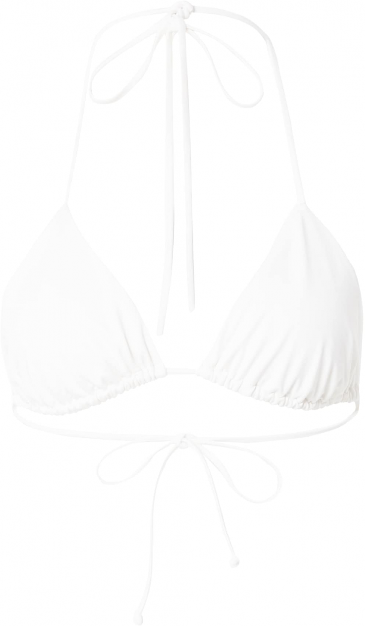 A LOT LESS Bikinový top 'Cassidy'  šedobiela