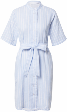 SELECTED FEMME Košeľové šaty 'HELINA'  modrá / biela