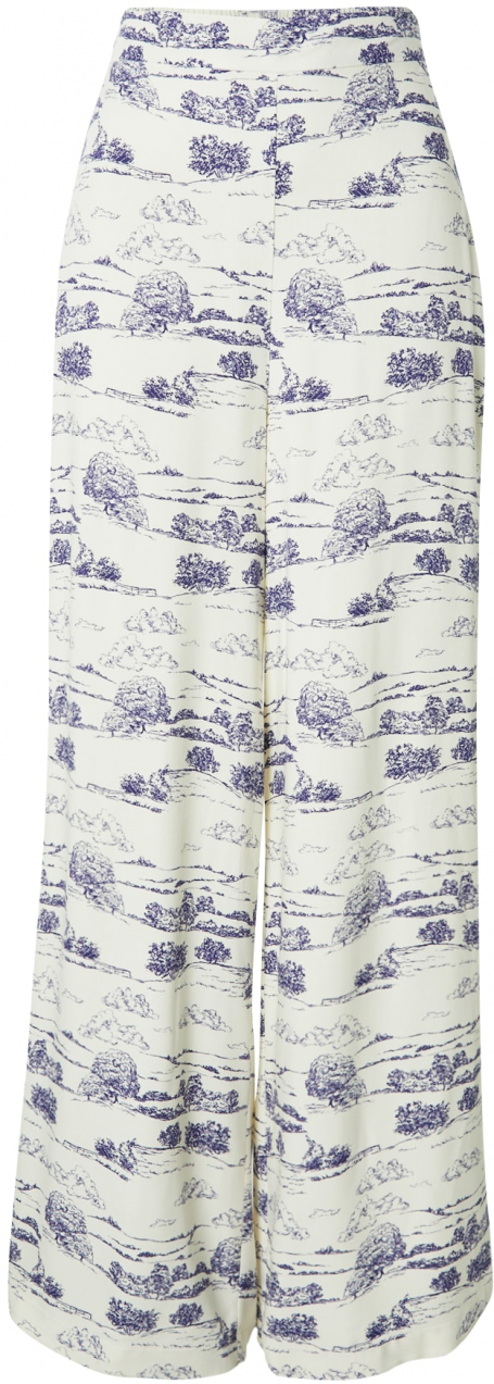 Nasty Gal Nohavice  slonová kosť / námornícka modrá