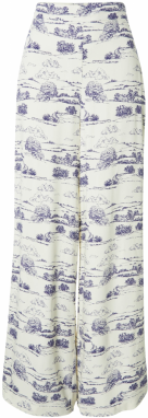 Nasty Gal Nohavice  slonová kosť / námornícka modrá