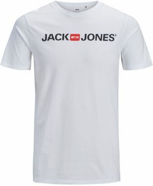 JACK & JONES Tričko  červená / čierna / biela
