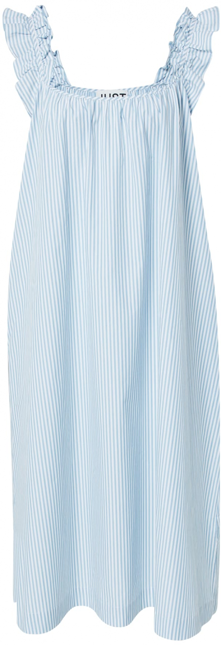 JUST FEMALE Šaty  svetlomodrá / biela