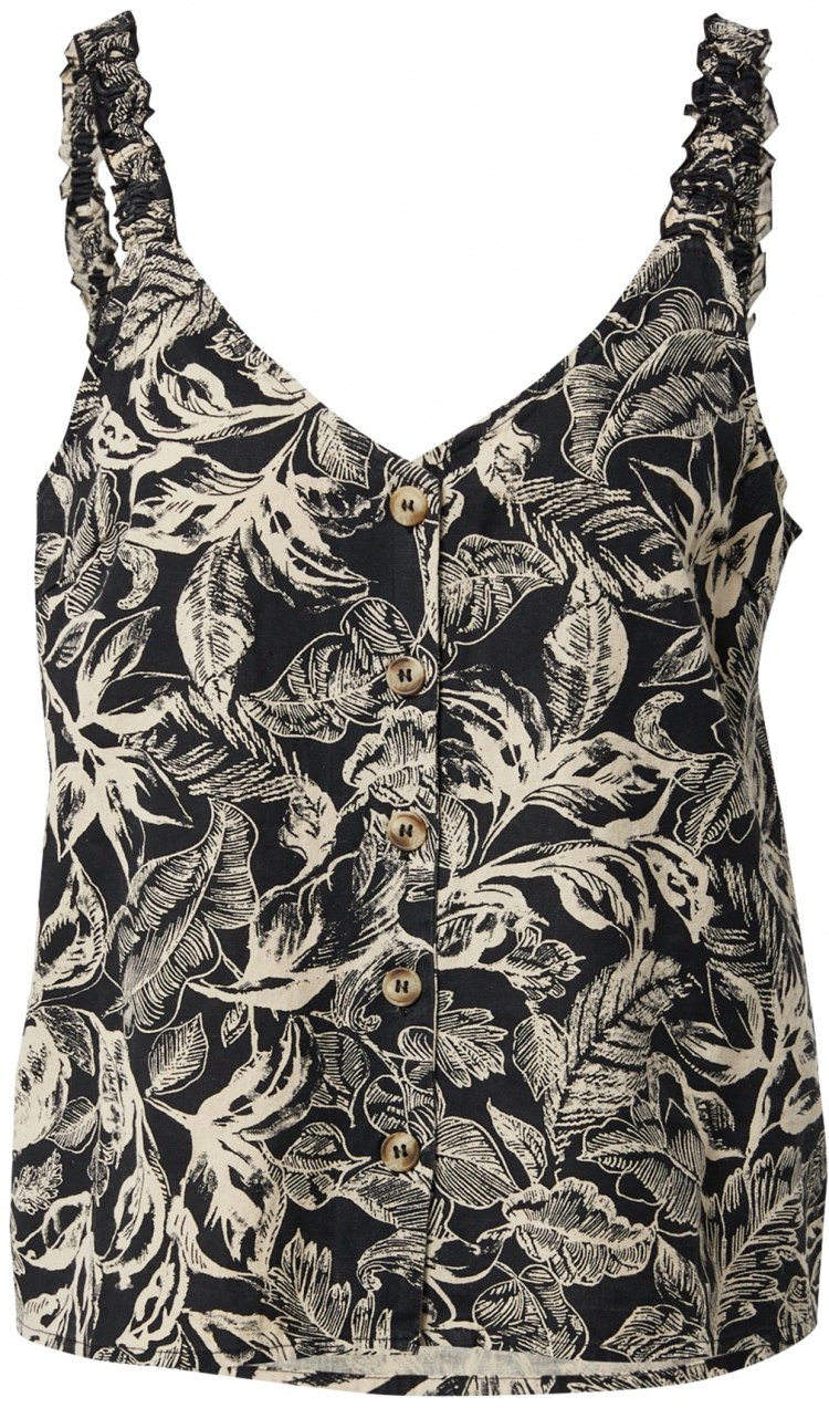 VILA Blúzka 'Etni Tia'  nebielená / čierna