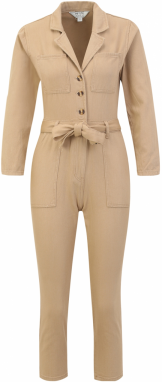 Dorothy Perkins Petite Overal  tmavobéžová