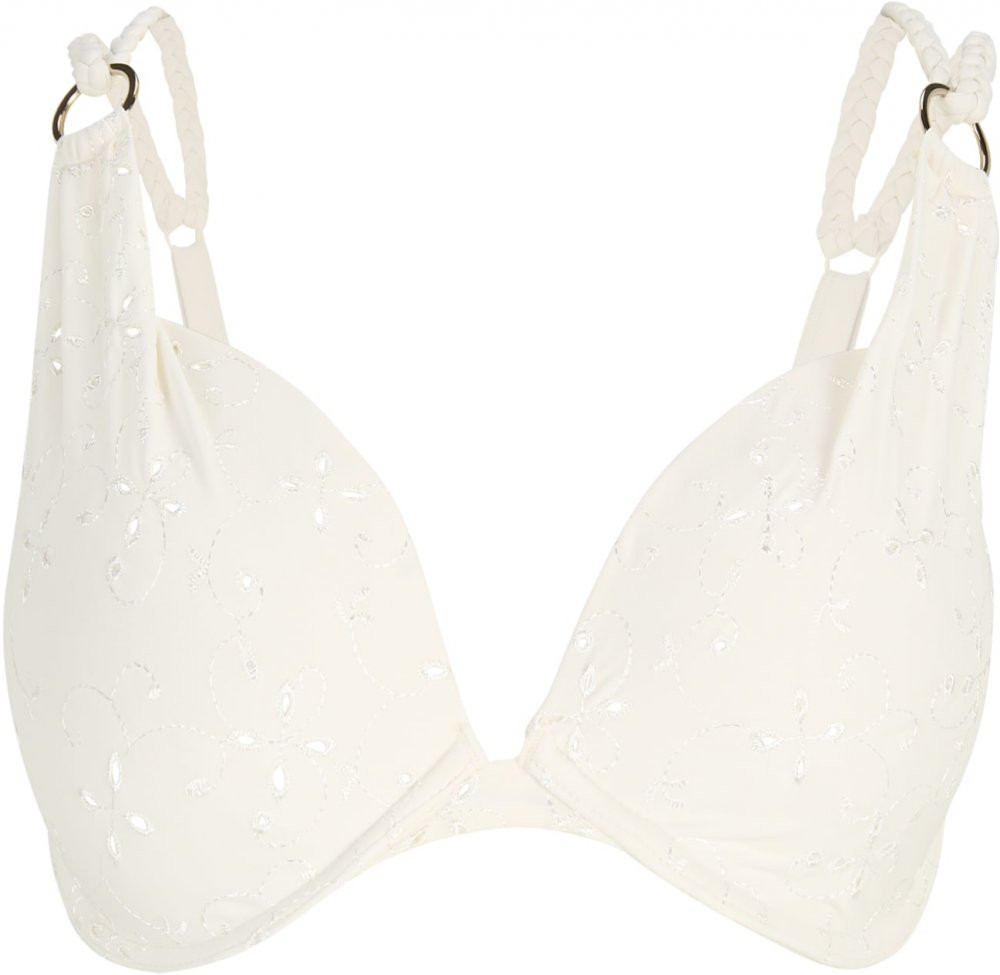 Hunkemöller Bikinový top  prírodná biela