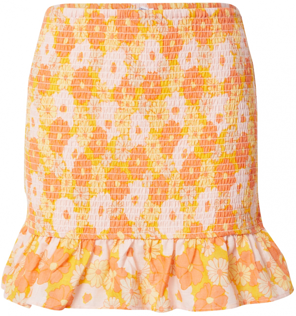 Cotton On Sukňa  citrónová / pastelovo žltá / oranžová / ružová
