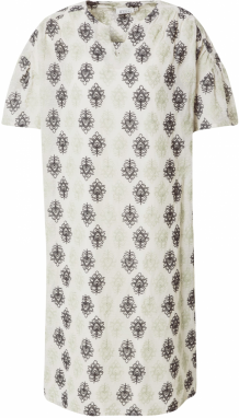 Masai Šaty  krémová / pastelovo zelená / čierna