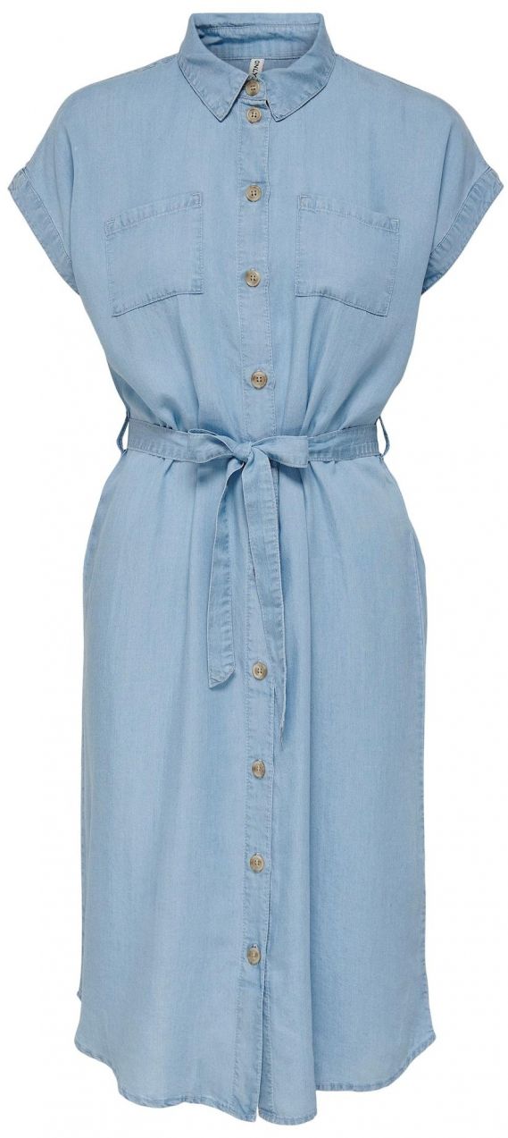ONLY Košeľové šaty 'Pema'  modrá denim