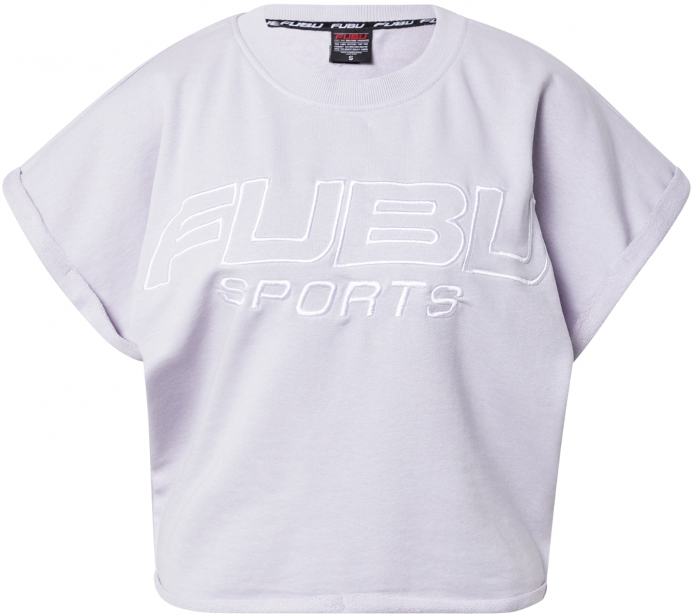 FUBU Tričko  pastelovo fialová / biela