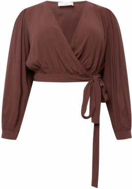 Guido Maria Kretschmer Curvy Collection Blúzka 'Mai'  hnedá