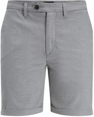 JACK & JONES Chino nohavice 'Connor'  sivá melírovaná