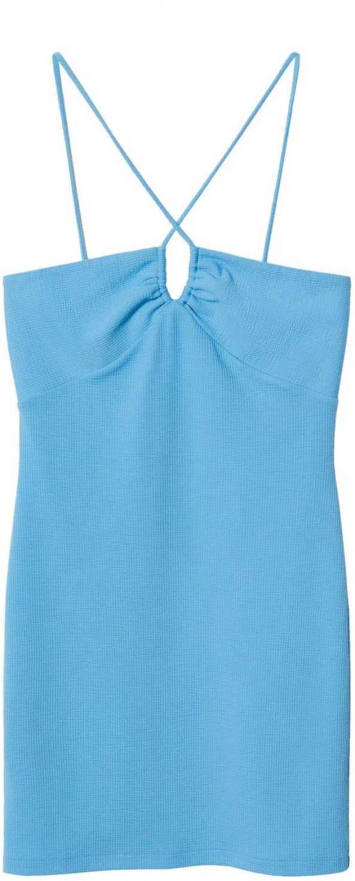 MANGO Šaty 'Nuvers'  tyrkysová