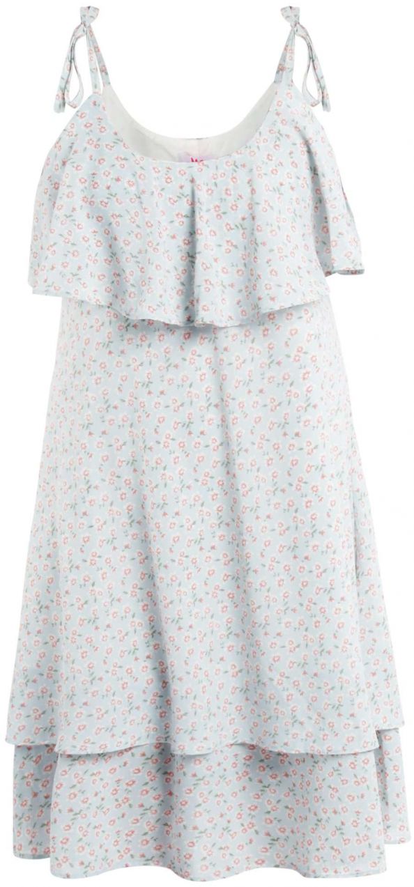 MYMO Letné šaty  opálová / zelená / tmavoružová / biela