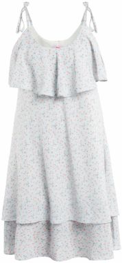 MYMO Letné šaty  opálová / zelená / tmavoružová / biela