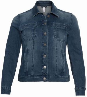 SHEEGO Prechodná bunda  modrá denim