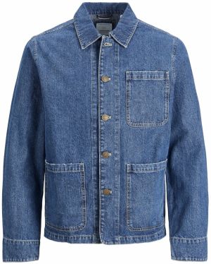 JACK & JONES Prechodná bunda 'Lucas'  modrá denim