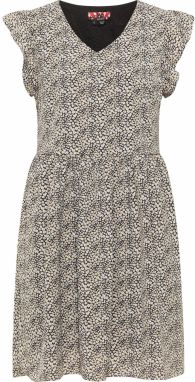 myMo ROCKS Letné šaty  karí / čierna / šedobiela