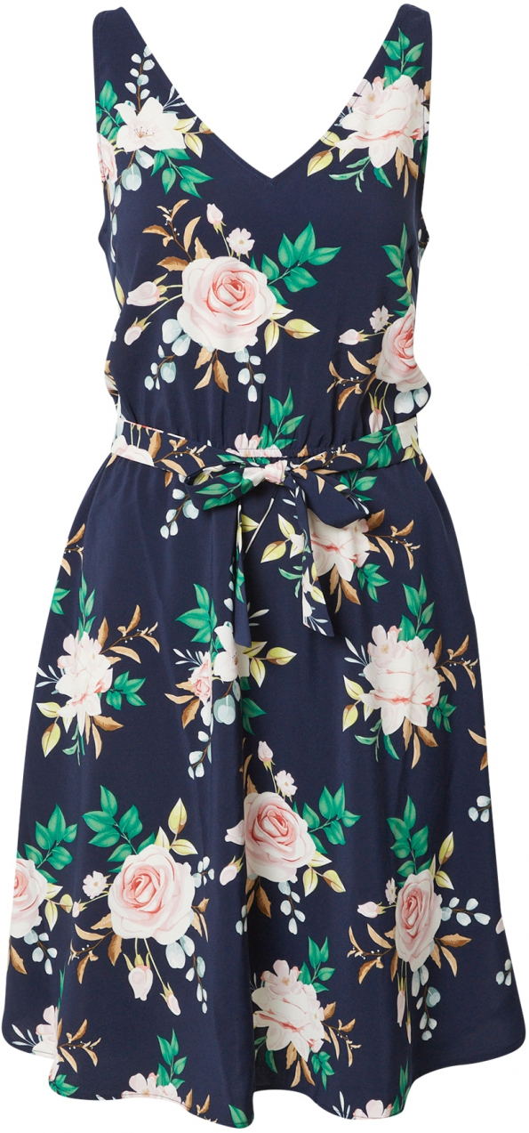 VILA Šaty 'KRISTINA LAIA'  fialová / ružová / biela