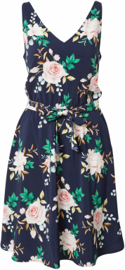 VILA Šaty 'KRISTINA LAIA'  fialová / ružová / biela