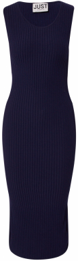 JUST FEMALE Pletené šaty 'Elegant'  ultramarínová