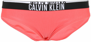 Calvin Klein Swimwear Plus Bikinové nohavičky  marhuľová / čierna / biela