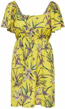 ONLY Šaty 'RILLA'  horčicová / trávovo zelená / grenadínová