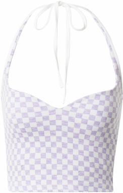 Nasty Gal Top  fialová / biela