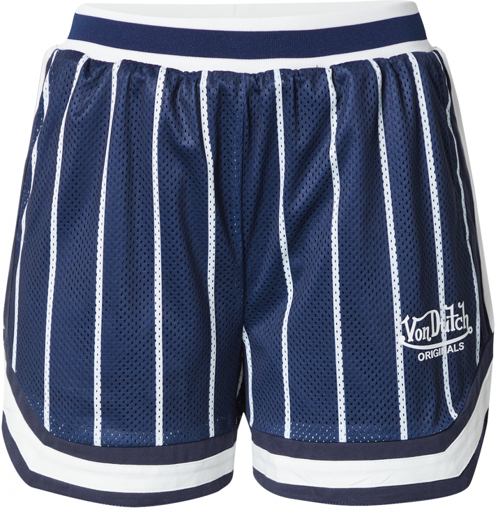 Von Dutch Originals Nohavice 'Evaine'  námornícka modrá / biela