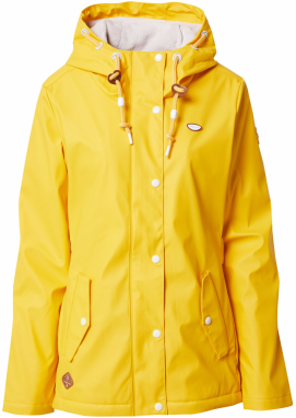 Ragwear Prechodná bunda 'MARGE'  hnedá / žltá / biela