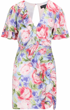Dorothy Perkins Šaty  pastelovo modrá / zelená / fialová / ružová