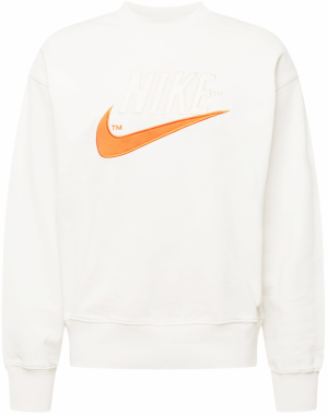 Nike Sportswear Mikina  svetlosivá / oranžová