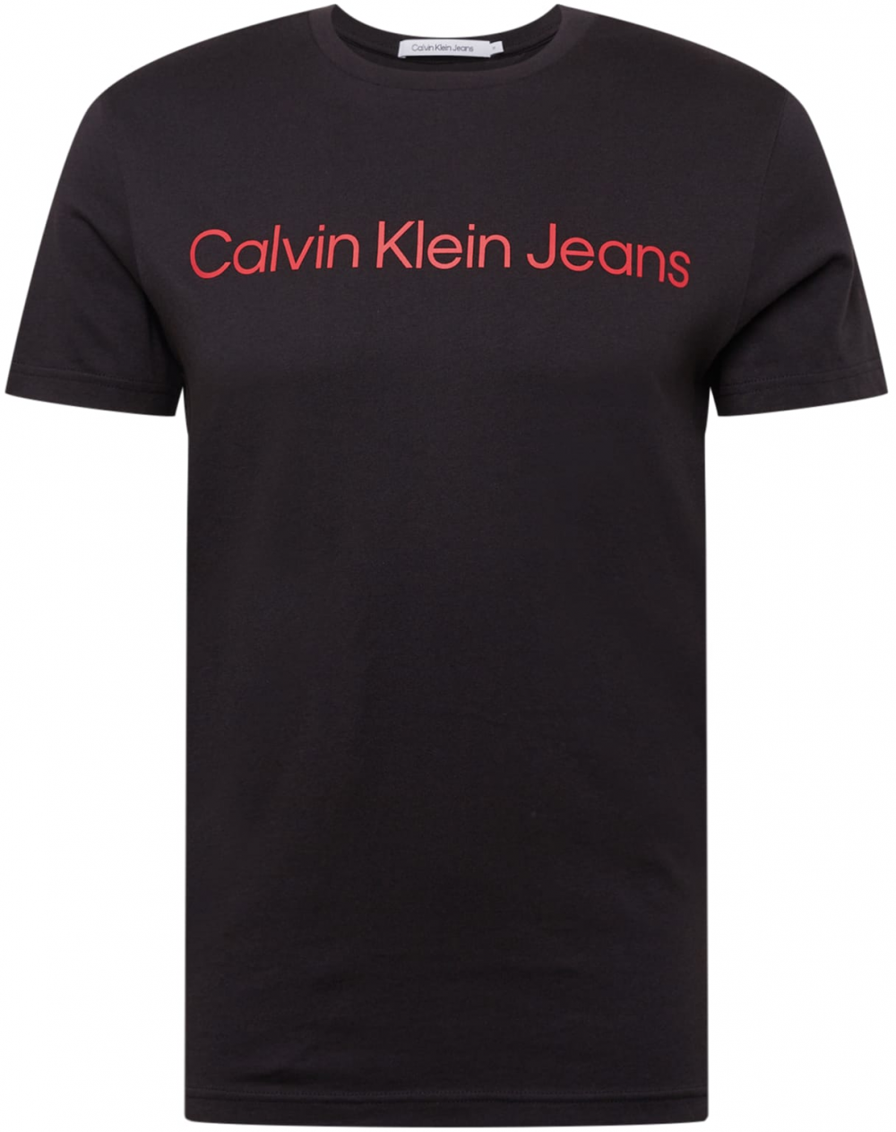 Calvin Klein Jeans Tričko  červená / čierna