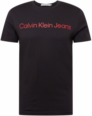 Calvin Klein Jeans Tričko  červená / čierna