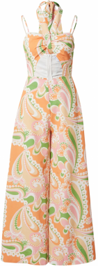 Warehouse Overal  béžová / svetlozelená / oranžová / ružová