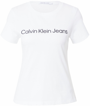 Calvin Klein Jeans Tričko  čierna / biela