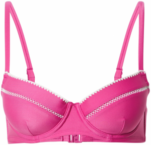 Hunkemöller Bikinový top 'Maya'  fuksia / biela