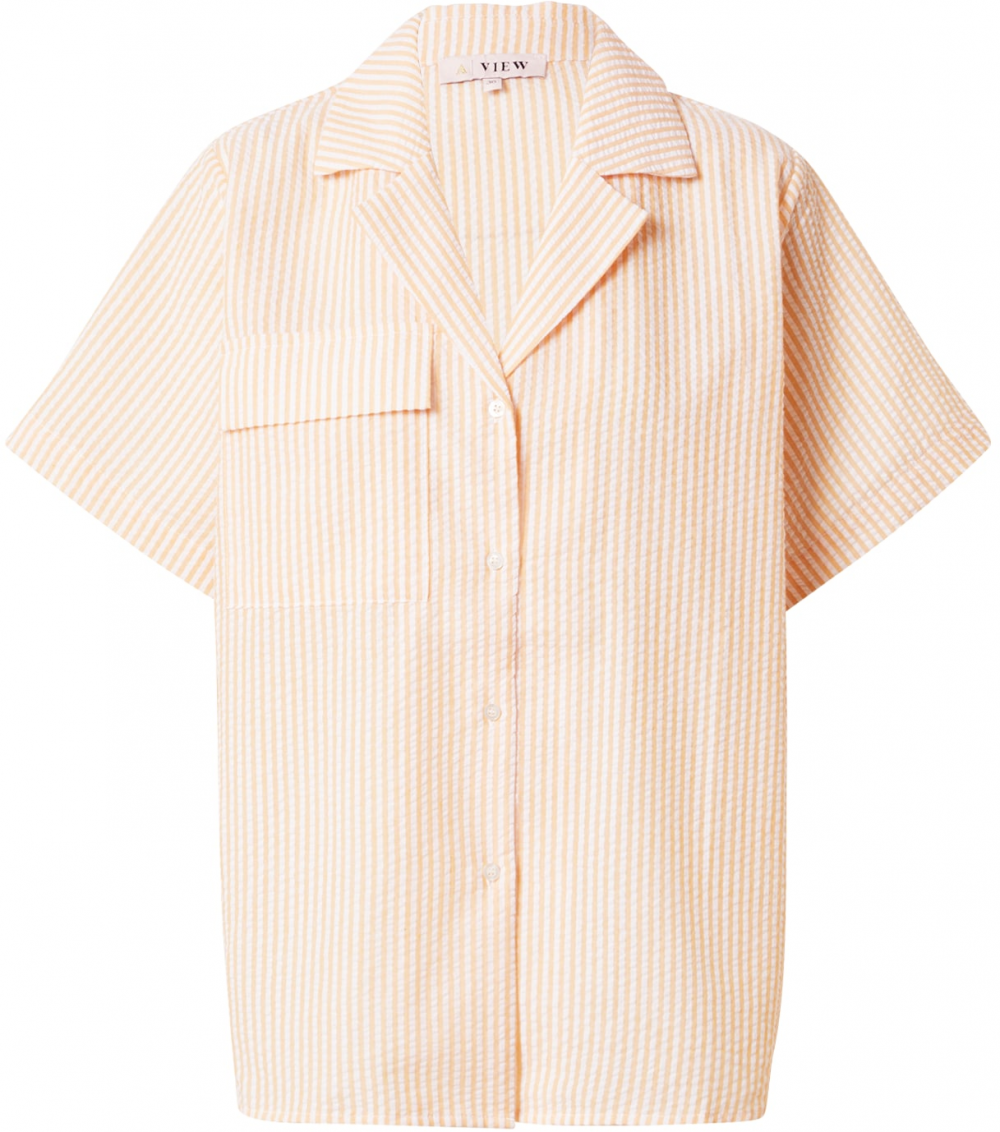 A-VIEW Blúzka 'Mili'  oranžová / biela